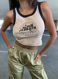 Black Sabbath Tank Top Brown -Femme Flair 3 75e95003 f989 4789 8b74 fb96871d1d34