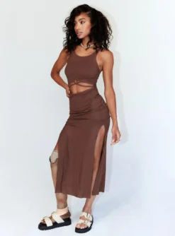 Princess Polly Louise Maxi Dress Chocolate Brown 7 Princess Polly Louise Maxi Dress Chocolate Brown -Femme Flair 3 7d9daf3d 72f2 49a1 acde b0dbe268beb2