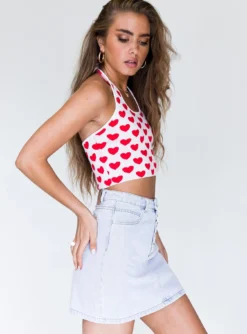 Princess Polly Sophia Mini Skirt Denim -Femme Flair 3 95636c26 bbec 40dc 9786 9abde824c625