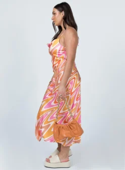 Princess Polly Zamora Maxi Dress Orange / Pink -Femme Flair 3 cf72b4b3 9e8c 48be a0e3 19c6602c0bd6