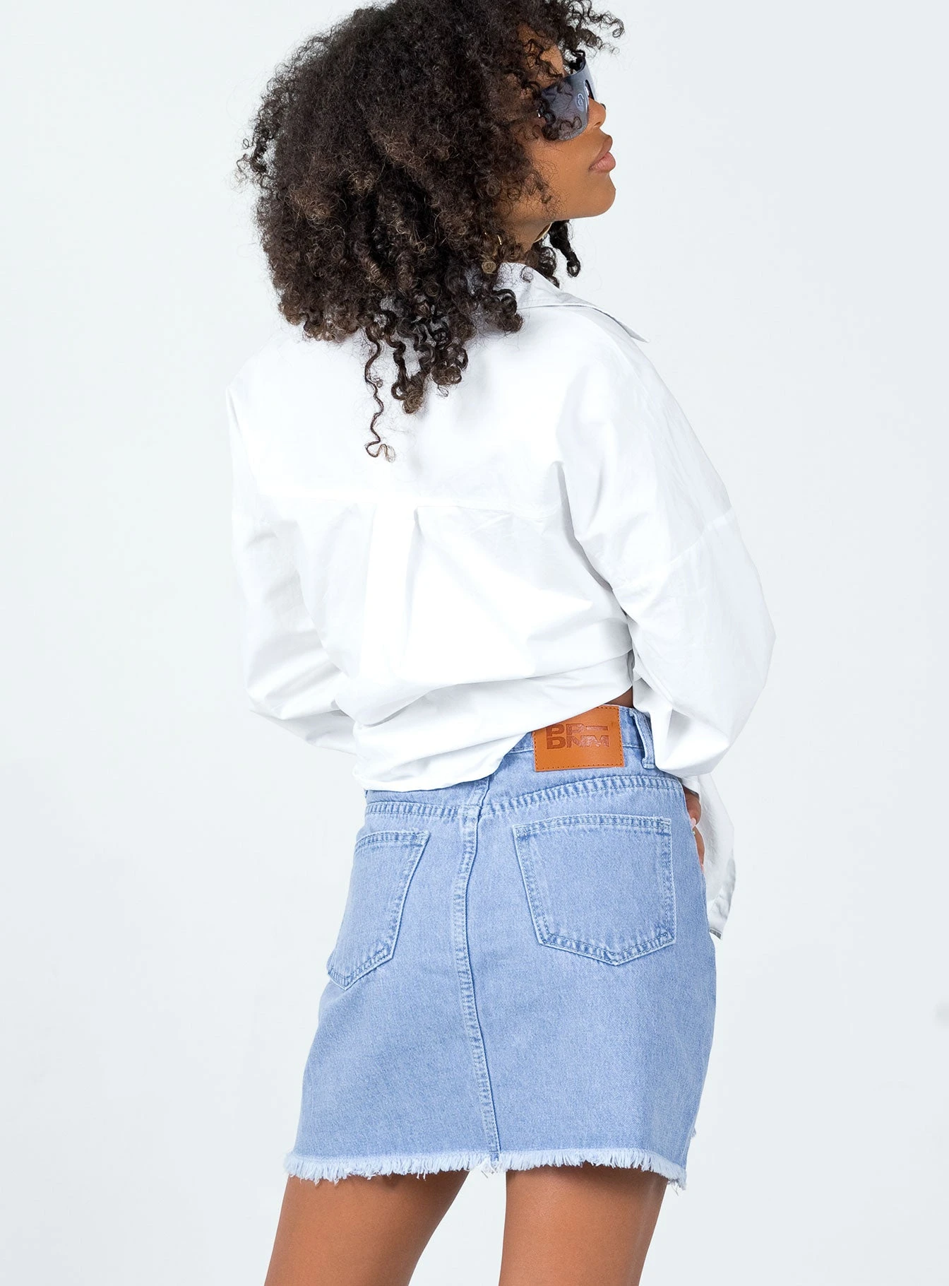 Princess Polly Giannia Denim Mini Skirt 4 Princess Polly Giannia Denim Mini Skirt - Image 4