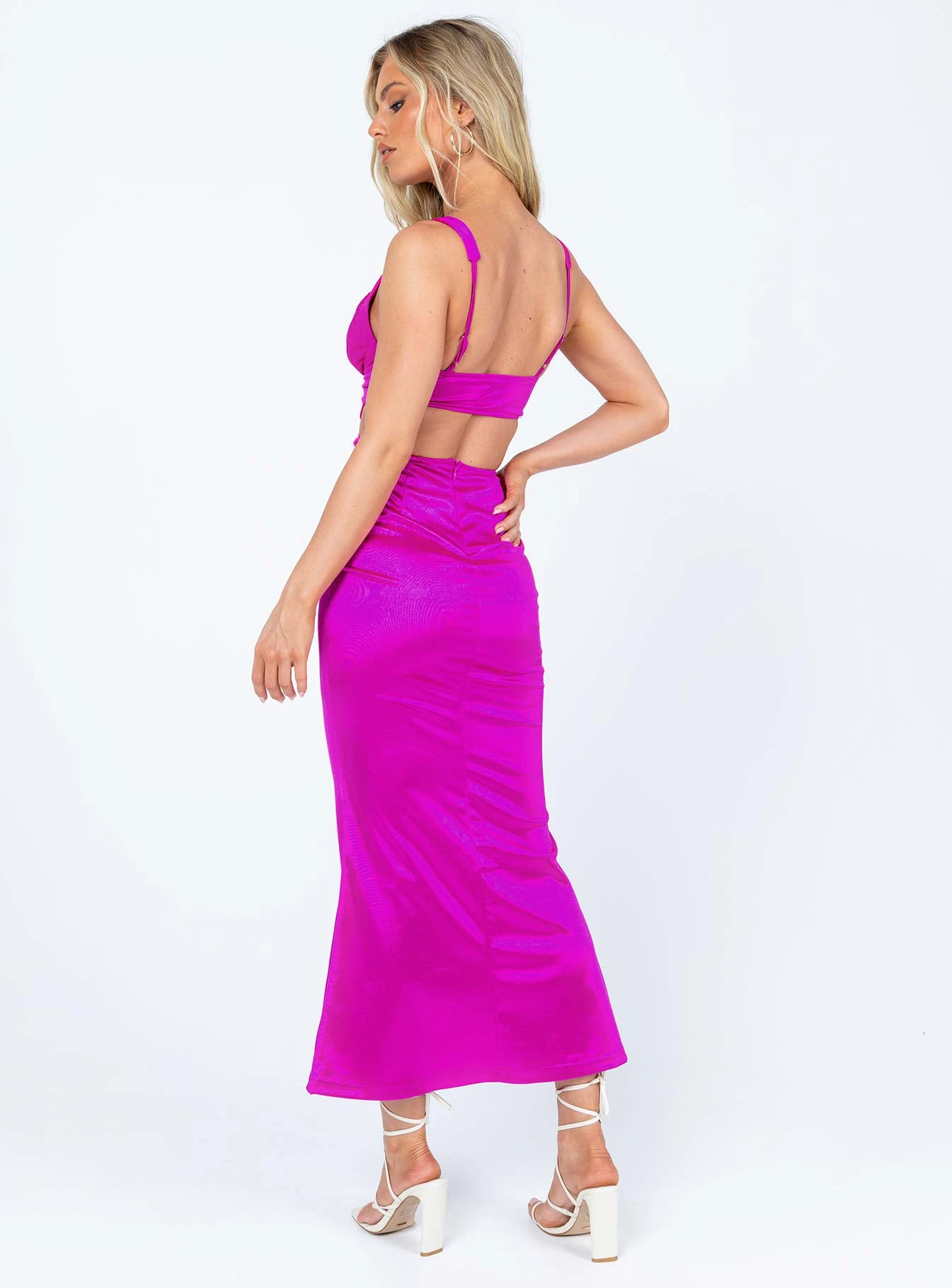 Princess Polly Emmett Maxi Dress Pink 4 Princess Polly Emmett Maxi Dress Pink - Image 4