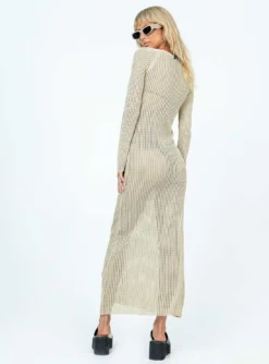Princess Polly Kendor Long Sleeve Maxi Dress Beige -Femme Flair 4 modelinfo beanie us0 d136f6ae 30c5 4b51 ab0a efe8e659168b