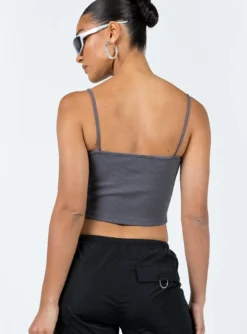 Tamiah Top Slate -Femme Flair 4 modelinfo christy us2 78e7e856 56d2 41df 9608 e2bed3c5a071