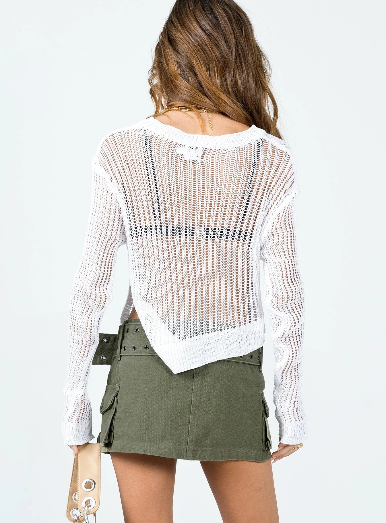 Princess Polly Iconic Cargo Mini Skirt Khaki 6 Princess Polly Iconic Cargo Mini Skirt Khaki - Image 6