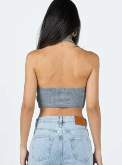 Princess Polly Waterbell Top Grey -Femme Flair 4 modelinfo jess us2 a892b6cc d102 4630 a046 b936cad88eb1