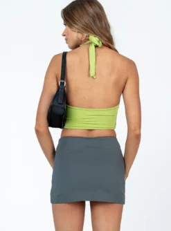 Princess Polly Karley Low Waist Mini Skirt Slate -Femme Flair 4 modelinfo margaret us2 e2a89a8c 93e6 41bc b714 c1d2a2169501