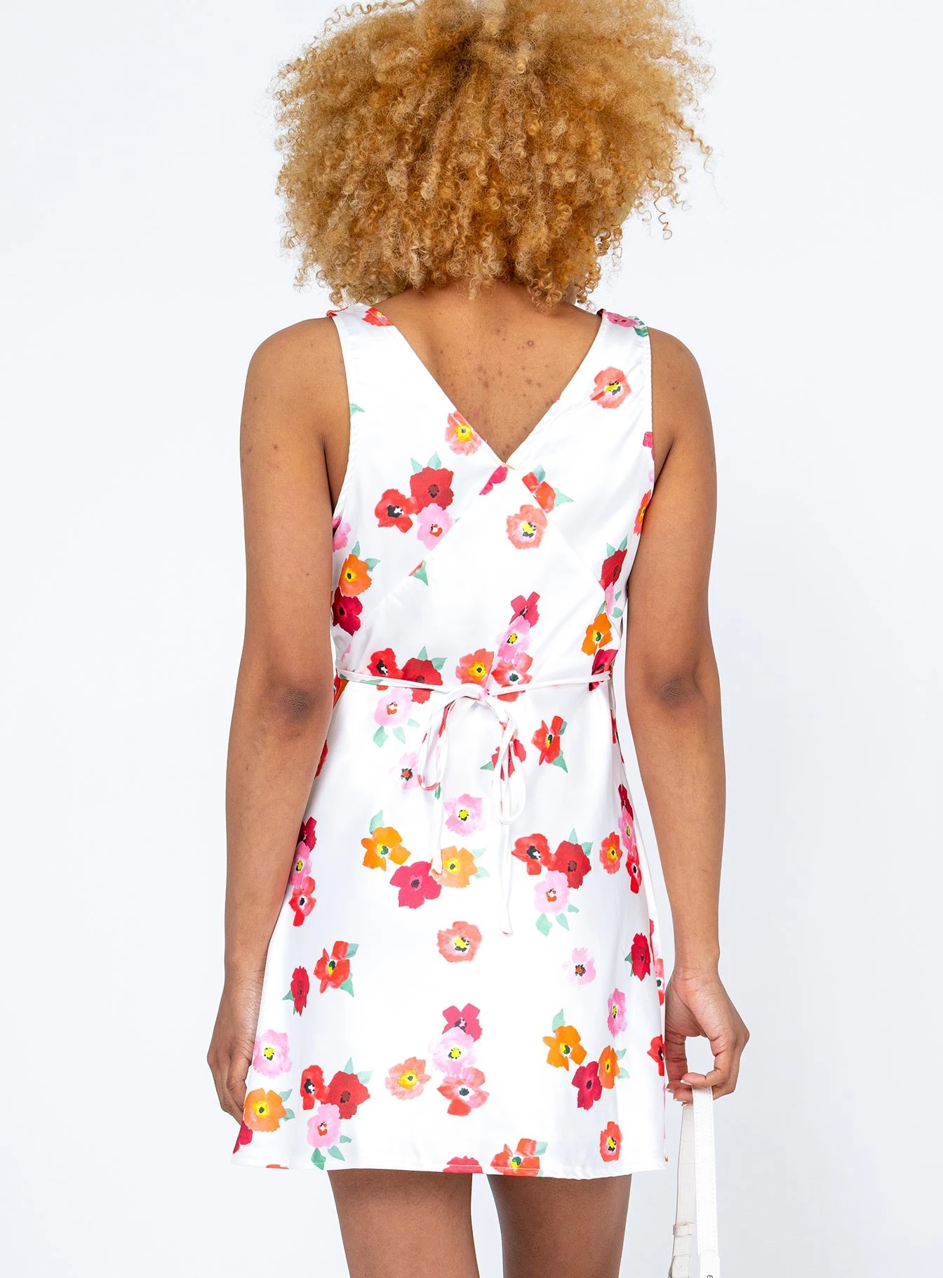 Princess Polly Nellie Mini Dress White Floral 5 Princess Polly Nellie Mini Dress White Floral - Image 5