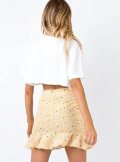 Princess Polly Zecca Mini Skirt Yellow -Femme Flair 4 118 265