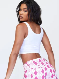 Motel Blois 2 Cute 4 U Top White -Femme Flair 4 196b74ae e6eb 4d80 a77b 043199268d08