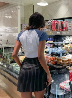 The Rolling Stones Cropped Tee White / Blue -Femme Flair 4 1dae0666 9a9e 46af bcd1 00874c238ce0