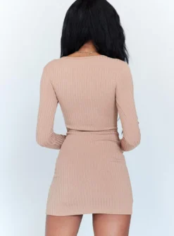 Princess Polly Milo Mini Dress Camel -Femme Flair 4 4a65573e 30b7 49c0 90c3 63a92e31d3cb