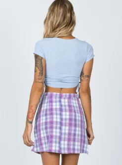 Princess Polly Narissa Mini Skirt Blue -Femme Flair 4 94c63745 7dfa 499d 8bdf c742b50bea41