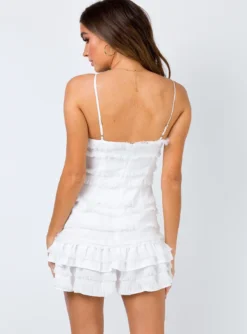 Princess Polly Molina Mini Dress White -Femme Flair 4 97 60
