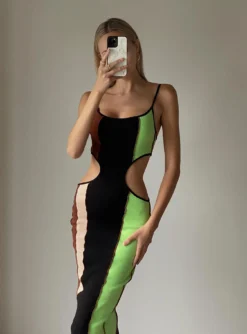 JGR & STN Zoe Maxi Dress Patchwork Multi -Femme Flair 5 d10f9508 54d1 4e33 aaa0 0a3f0df20611