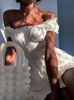 Princess Polly The Love Galore Romper White -Femme Flair 6 modelinfo withlovefleur us2