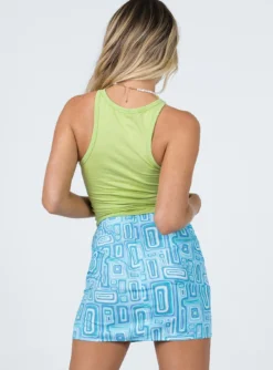 Princess Polly Flora Mini Skirt Blue -Femme Flair 6 8123362f f92b 48d6 9689 6c842bbf9e27