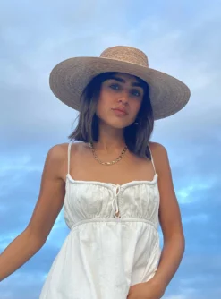 Princess Polly Empress Of Love Mini Dress White -Femme Flair EMPRESS OF LOVE MINI DRESS THE ROMAN NECKLACE