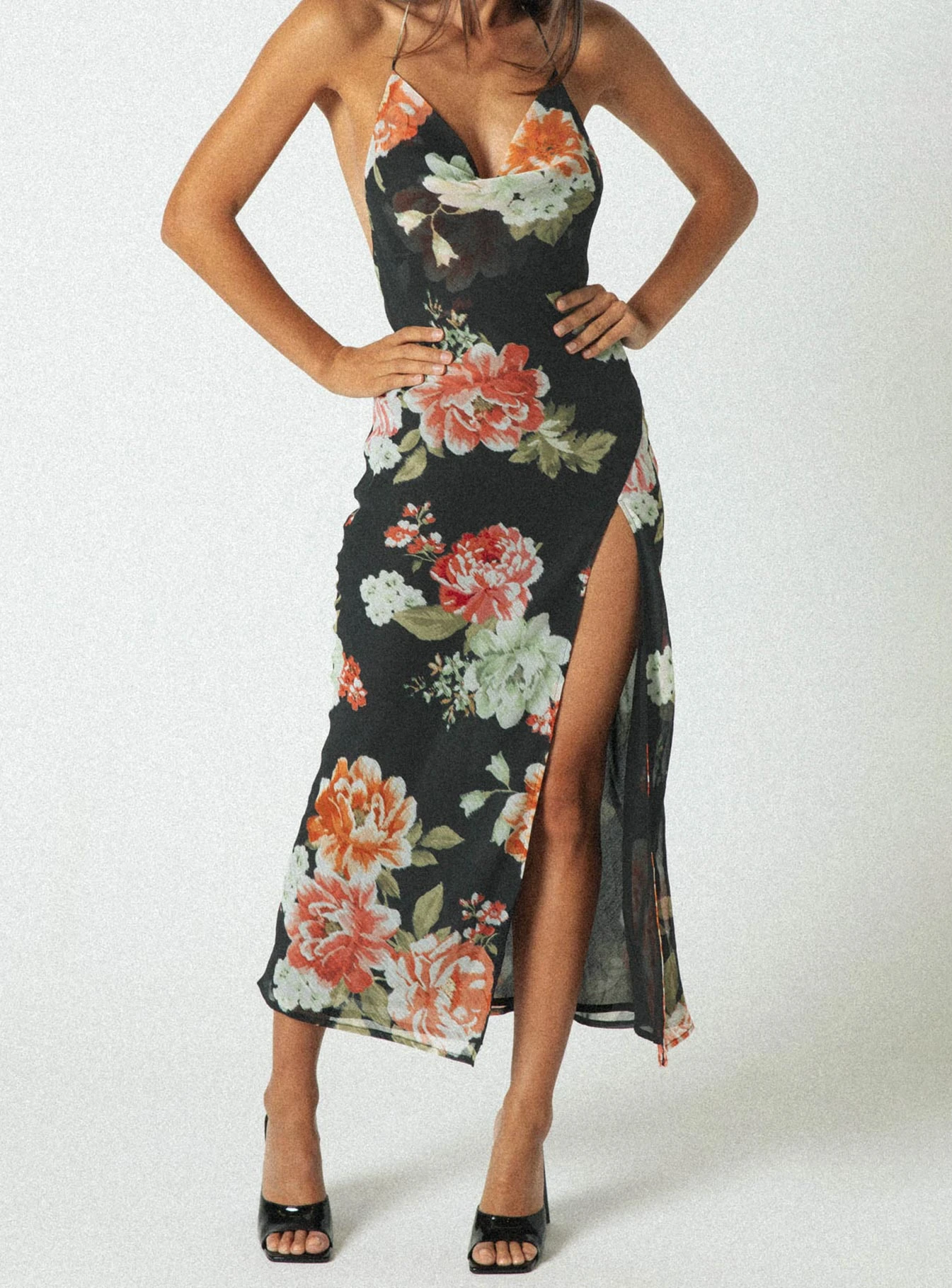 Jagger & Stone Valentina Maxi Dress Wild Rose Ebony 2 Jagger & Stone Valentina Maxi Dress Wild Rose Ebony - Image 2