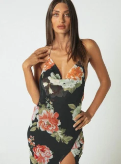 Jagger & Stone Valentina Maxi Dress Wild Rose Ebony 7 Jagger & Stone Valentina Maxi Dress Wild Rose Ebony -Femme Flair JGR STN 7October210804