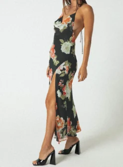 Jagger & Stone Valentina Maxi Dress Wild Rose Ebony 8 Jagger & Stone Valentina Maxi Dress Wild Rose Ebony -Femme Flair JGR STN 7October210848