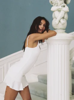 Princess Polly Kiribati Mini Dress White -Femme Flair KIRIBATI MINI DRESS WHITE 1 bc7ab195 3518 4be0 84c8 f4a88c007eeb