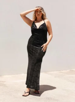 Princess Polly Kartia Maxi Dress Black 14 Princess Polly Kartia Maxi Dress Black -Femme Flair Kartia Maxi Dress Black 1 copy