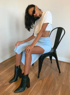 Princess Polly Mccaul Crop Tee White 27 Princess Polly Mccaul Crop Tee White -Femme Flair MCCAUL CROP TEE WHITE BILLINI TIO BOOTS BLACK TORTE