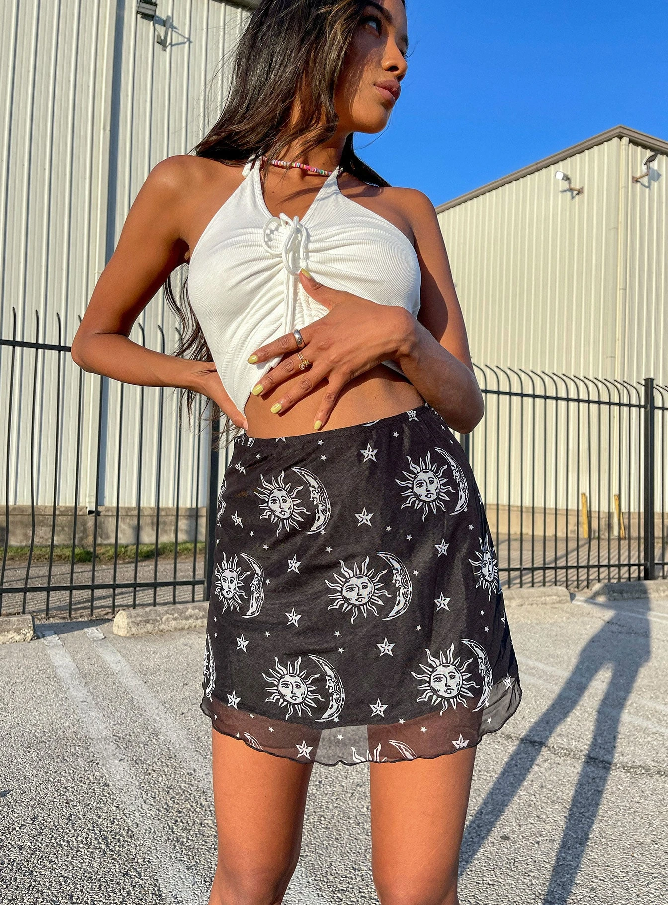 Princess Polly Moon Walker Mini Skirt 1 Princess Polly Moon Walker Mini Skirt