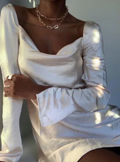 Star Power Mini Dress Champagne -Femme Flair STAR POWER MINI DRESS 6a050a10 0d5c 49c1 ac05 08ffa1dc4338