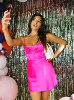 Princess Polly Spotlight Mini Dress Pink