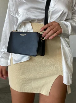 The Lola Mini Skirt Ecru