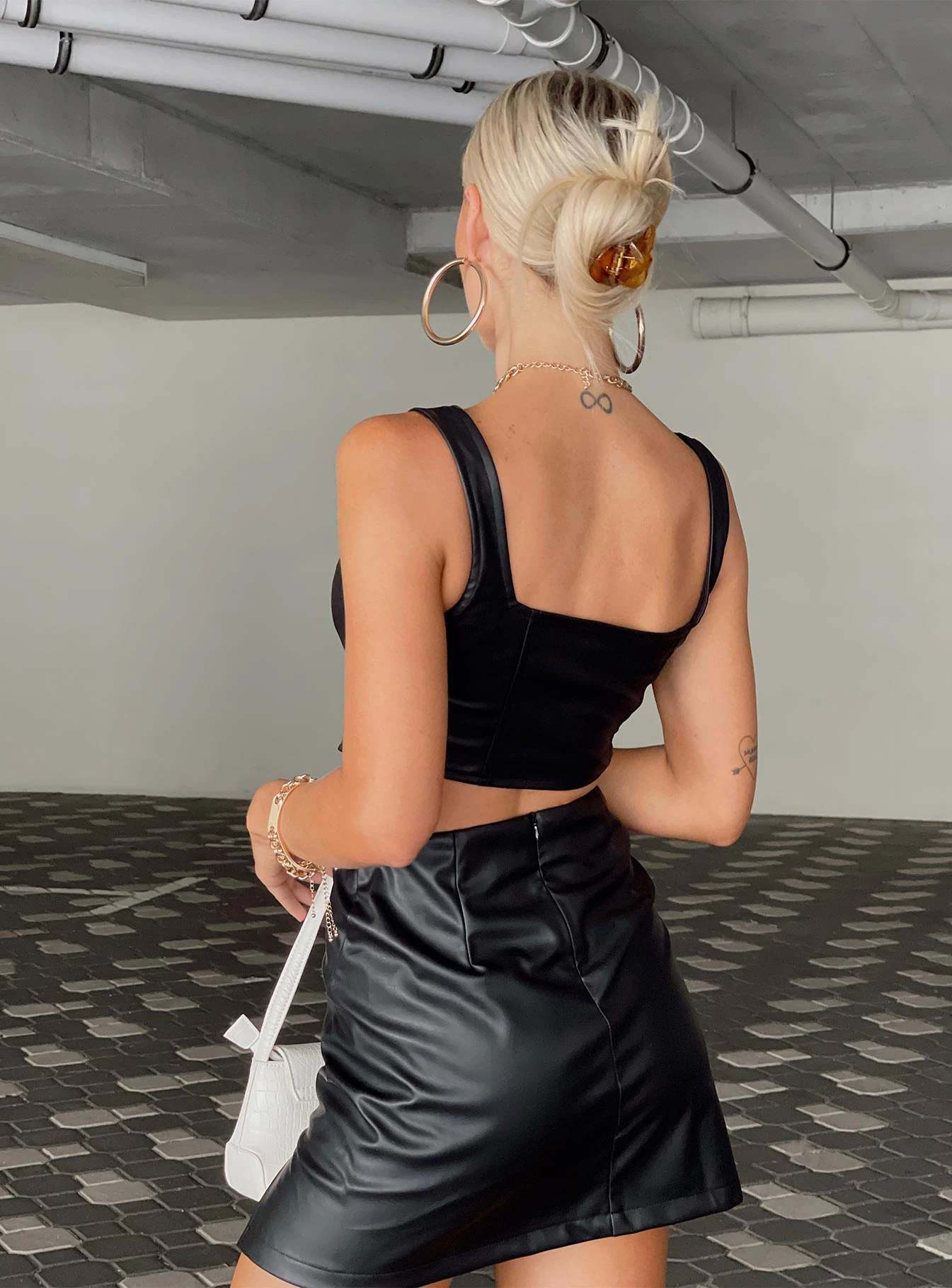 Desire Mini Skirt Black 5 Desire Mini Skirt Black - Image 5