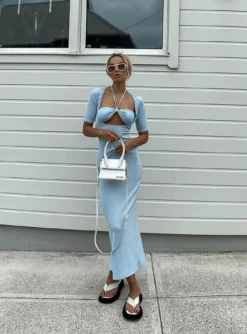 Field Of Dreams Maxi Dress Blue